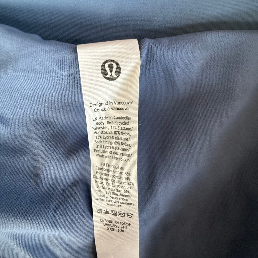 Lululemon Varsity HighRise Pleated Tennis Skirt Oasis Blue Sz 14 Pickleball Golf - Picture 10 of 13